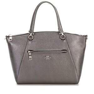 Coach Prairie tote in silver hardware